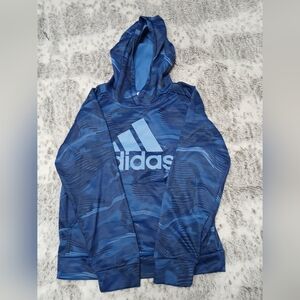 Adidas Blue Camouflage Hoodie